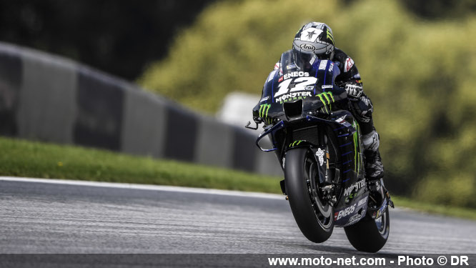 Viñales en pole position du GP d'Autriche MotoGP devant Miller et Quartararo Viñales en pole position du GP d'Autriche MotoGP devant Miller et Quartararo