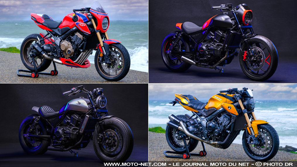 Honda présente des CB650R et CMX1100 Rebel transformées