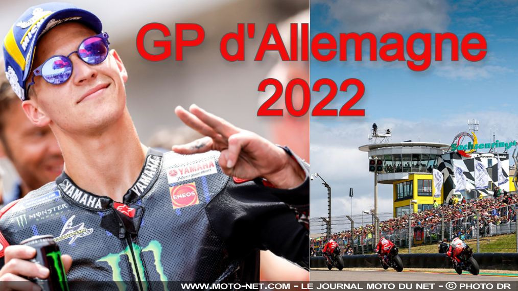 Horaires et objectifs du GP d'Allemagne MotoGP 2022 au Sachsenring