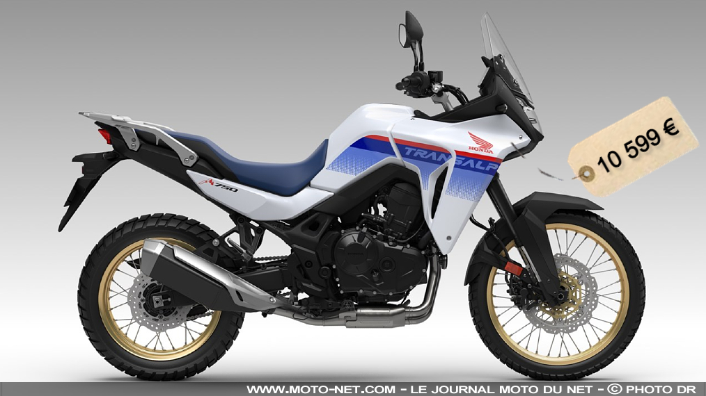 La nouvelle Honda Transalp XL750 à 10 599 euros