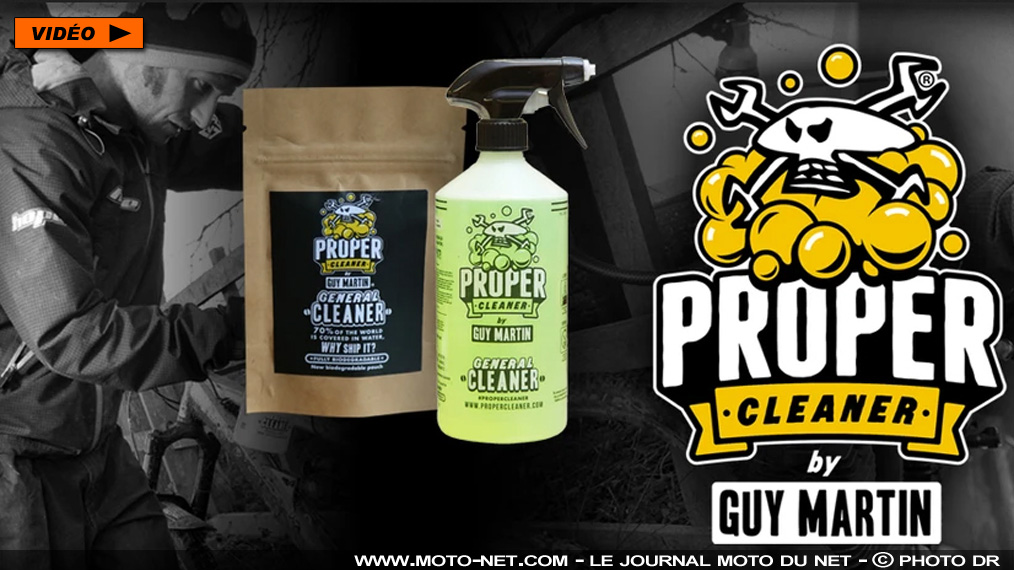Guy Martin lance sa gamme de nettoyants solubles Proper Cleaner, plus écolo