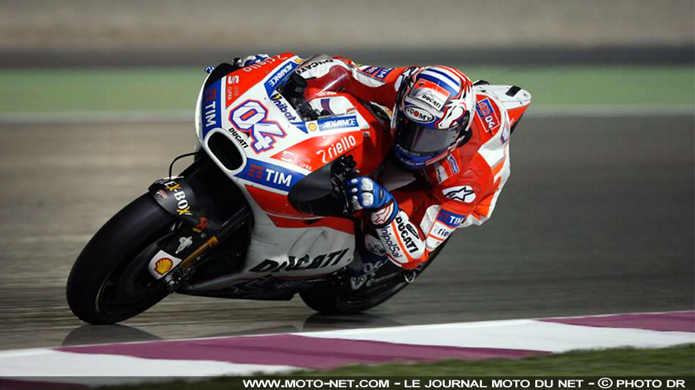 Tests MotoGP - Qatar - J1 : Dovizioso redonne le sourire à Ducati Tests MotoGP - Qatar - J1 : Dovizioso redonne le sourire à Ducati
