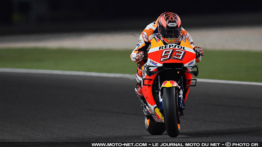GP du Qatar - Essais FP2 : Marquez braque (le record de) Losail !