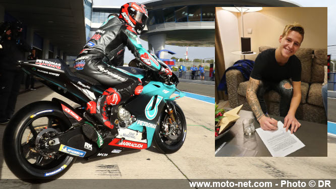 Quartararo dans le team officiel Yamaha avec Viñales en 2021 et 2022 !