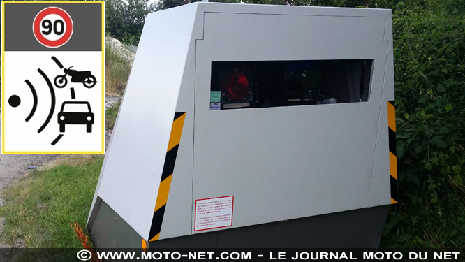 Nouveaux panneaux pour annoncer les radars automatiques