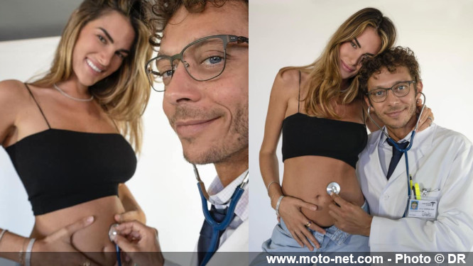 Valentino Rossi futur papa d'une petite fille