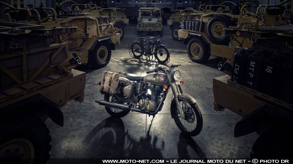 Royal Enfield fourbit ses armes avec la série limitée Classic 500 Pegasus 