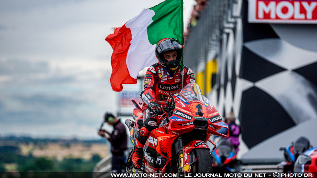 Bagnaia marié avec le succès au GP d'Allemagne !
