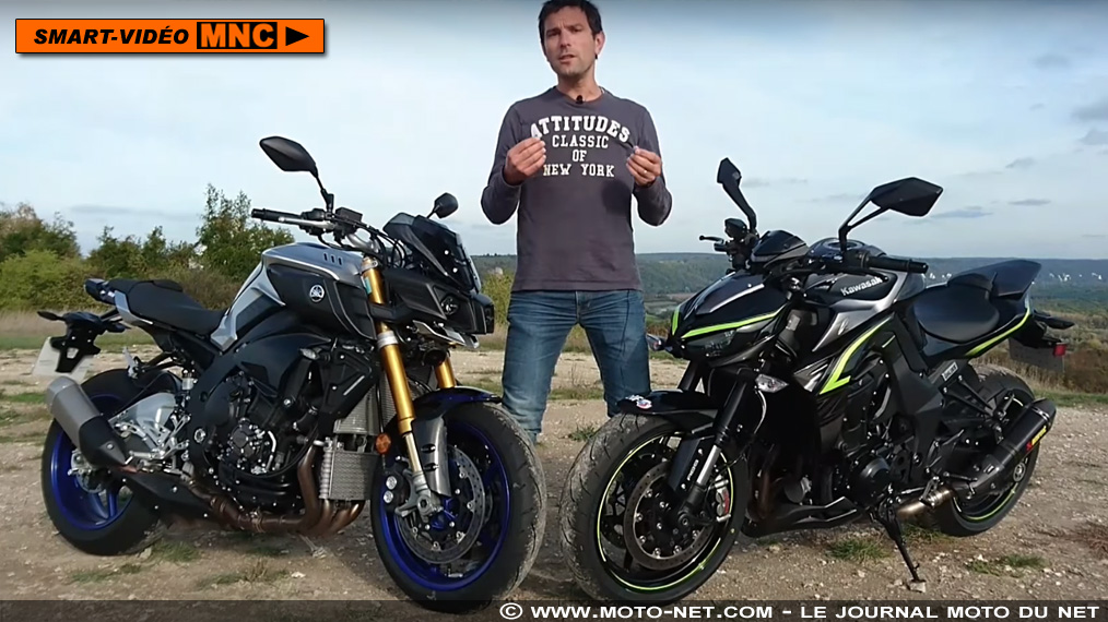 Smart-vidéo en direct du duel MNC : Z1000R Vs MT-10 SP