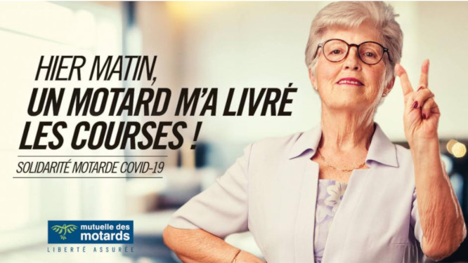 Comment aider son prochain pendant le confinement avec la Mutuelle des Motards