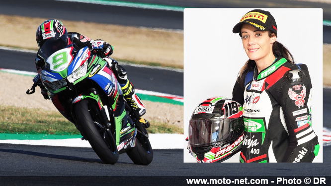 La française Steffie Naud à l'assaut du Supersport 300 à Aragon