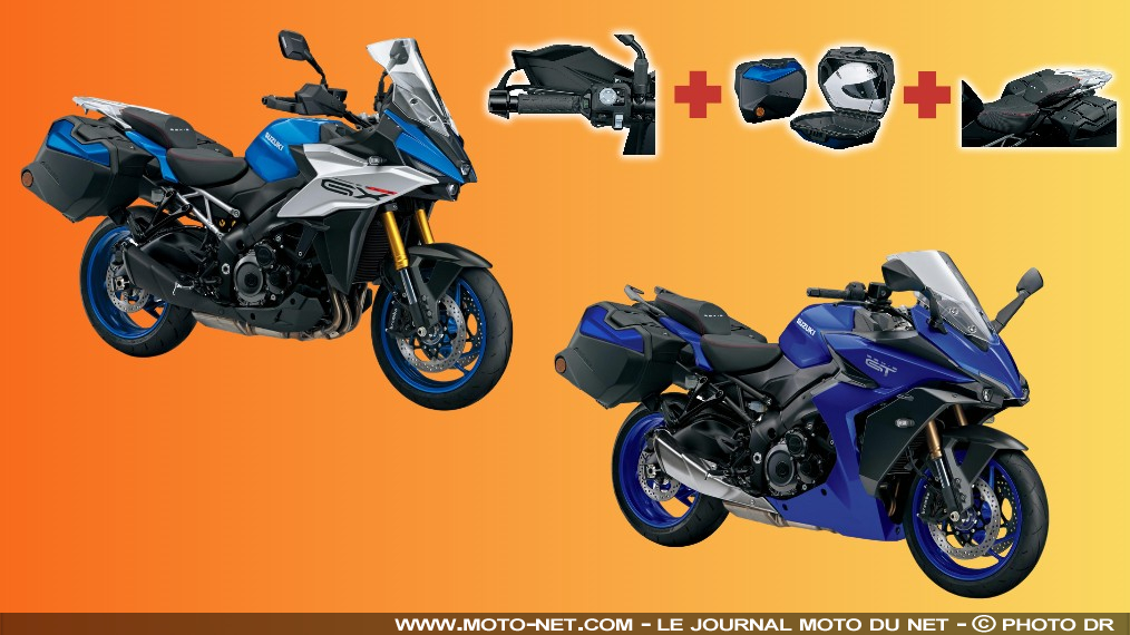Suzuki en propose plus sur ses GSX-S1000GT et GSX-S1000GX