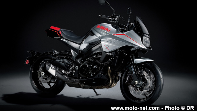 Une Suzuki Katana version S avec des accessoires supplémentaires