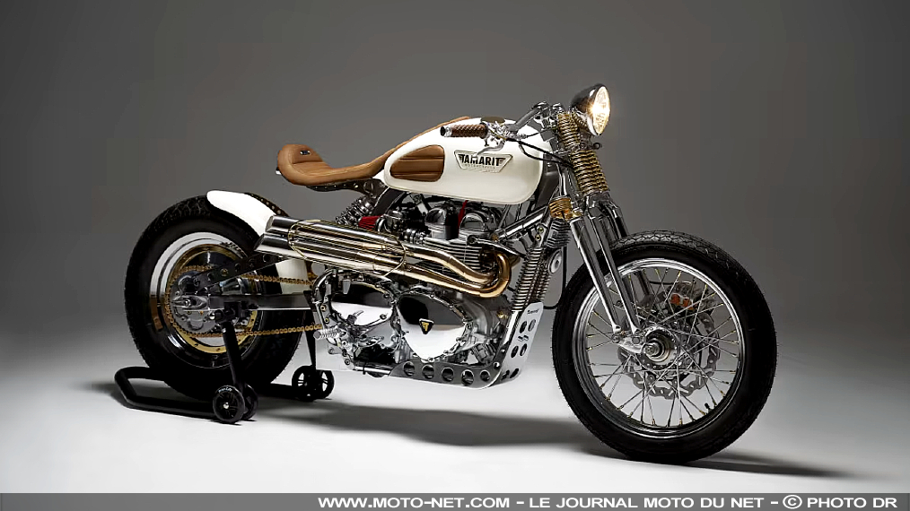 Circe : la Bonneville tout en chromes et dorures de Tamarit 
