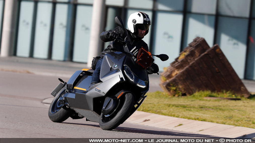 Essai scooter BMW CE-04