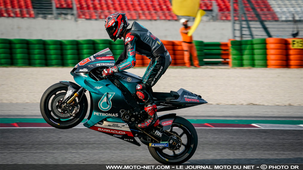 Quartararo finit les tests MotoGP de Misano à un cheveu du record