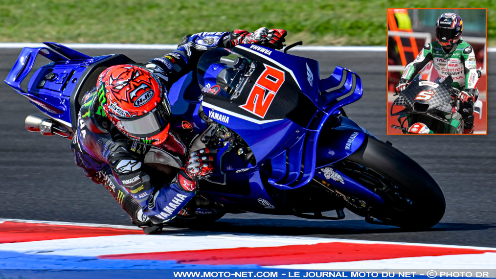 Bilan de Quartararo et Zarco au test de Misano : et que c'est lent ?