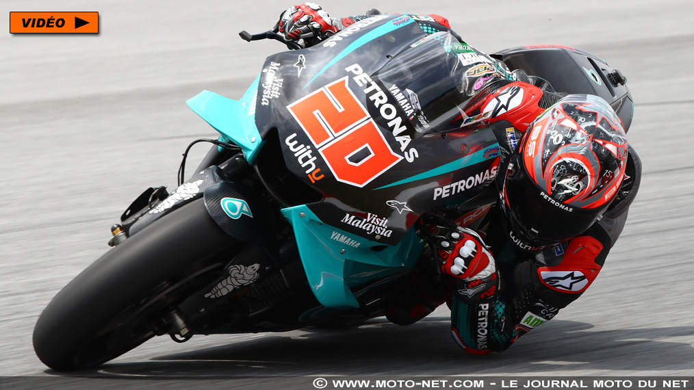 Test MotoGP Sepang : Quartararo en tête de la première journée