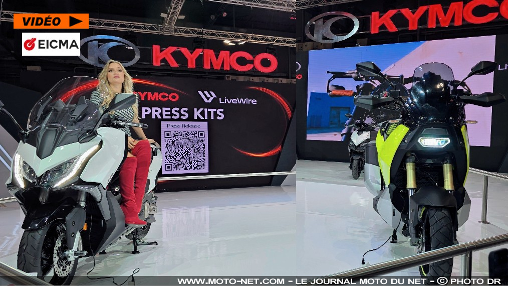 Découverte vidéo des nouveautés Kymco 2025 à l'EICMA