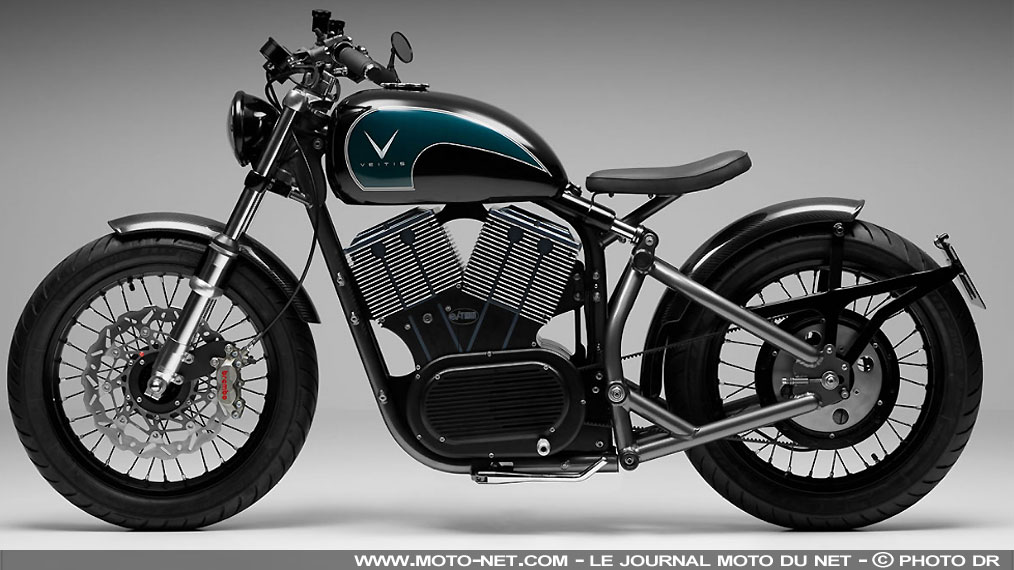 Veitis eV-Twin : la moto électrique calquée sur un custom thermique
