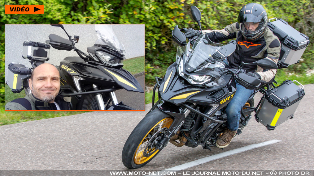 QJMotor SRT 900 SX Touring : l'essai vidéo de Moto-Net.Com 