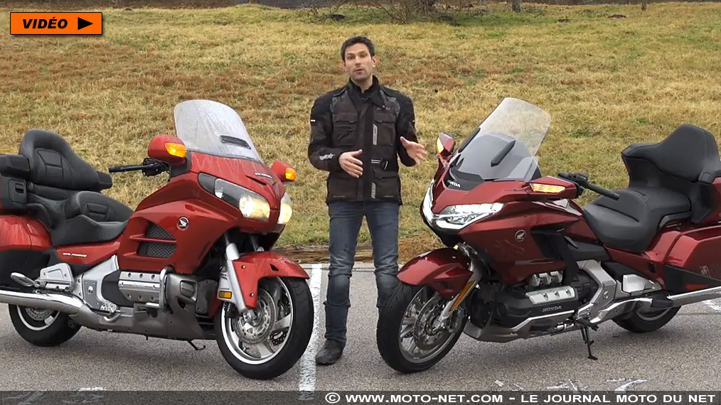 Essai vidéo de la nouvelle Honda Goldwing 2018