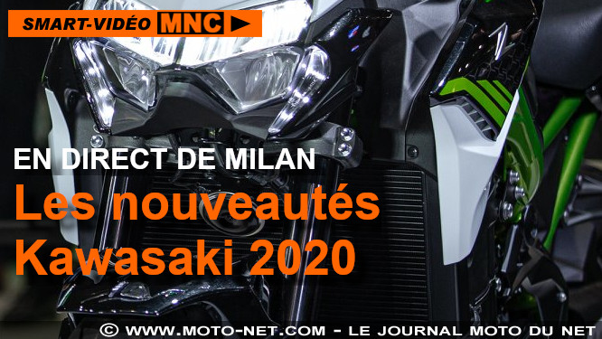 Vidéo : les nouveautés Kawasaki au salon de Milan Eicma