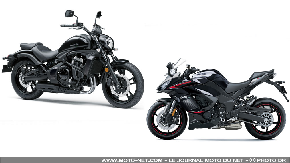 Les nouveaux coloris 2022 des Kawasaki Vulcan S et Ninja 1000SX 