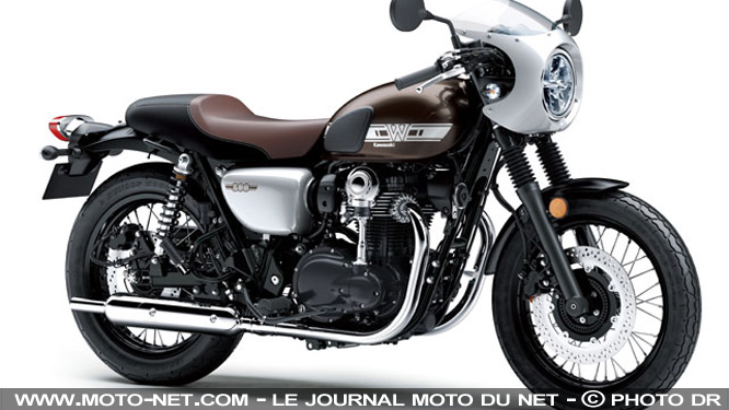 Kawasaki W800 Street et W800 Café 2019 : nouveau retour dans le passé !