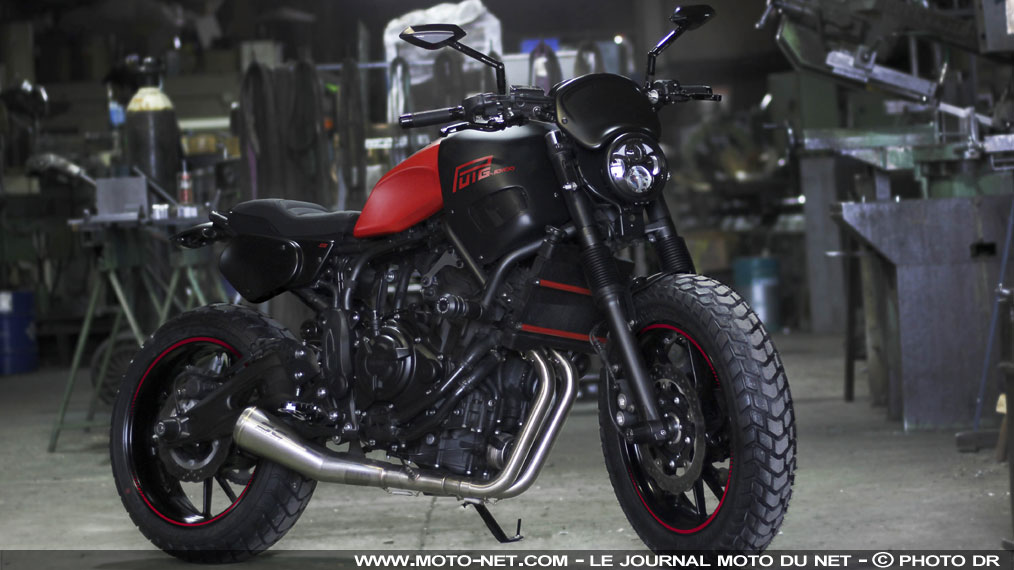 Préparation moto : XSR700 Puig Street Tracker