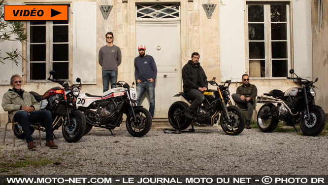 [Vidéo] Quatre Yamaha XSR700 complètement redessinées prennent forme 