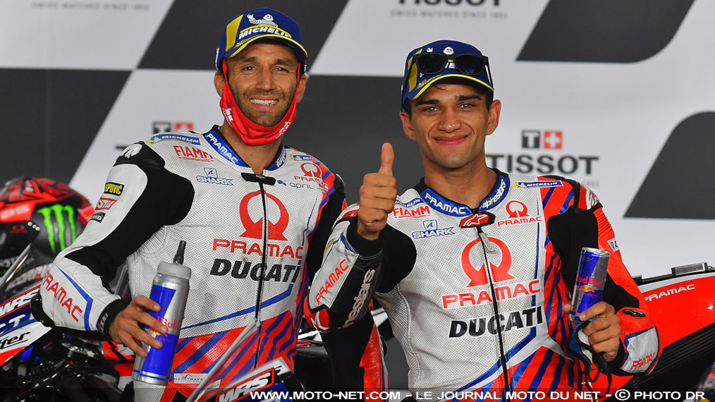MotoGP 2022 : Zarco et Martin jouent les prolongations chez Ducati Pramac